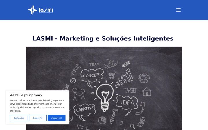 Screenshot of lasmi.com.br