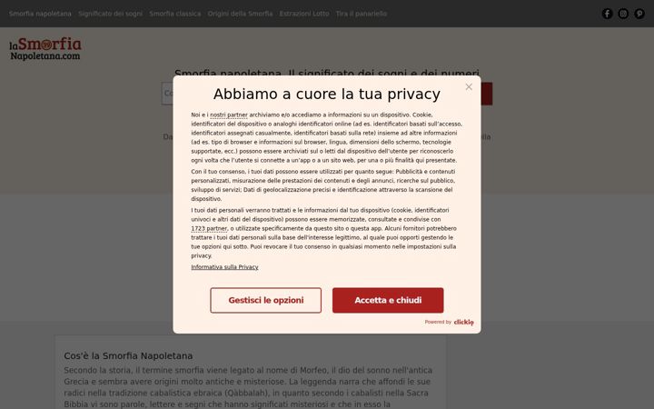 Screenshot of lasmorfianapoletana.com