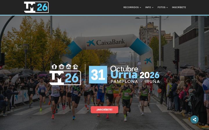 Screenshot of lasmurallaspamplona.com