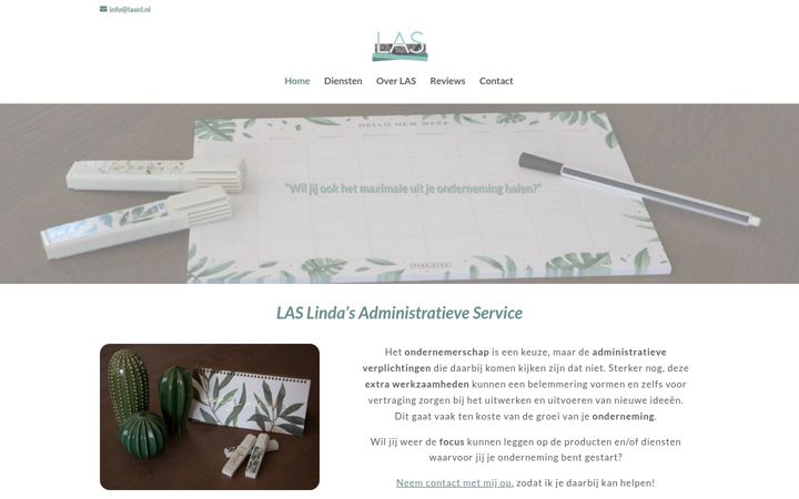 Screenshot of lasnl.nl