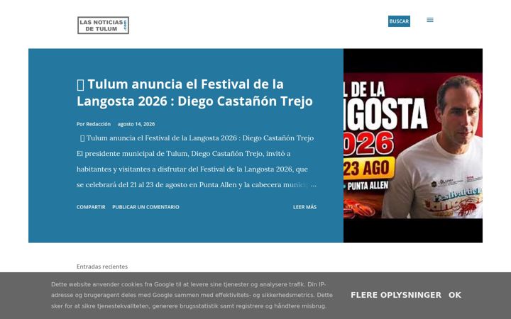 Screenshot of lasnoticiasdetulum.com