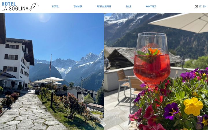 Screenshot of lasoglina.ch