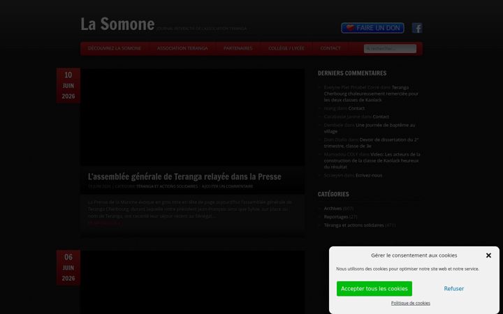 Screenshot of lasomone.com