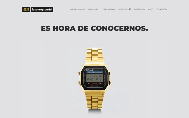 Screenshot of lasonceycuarto.com