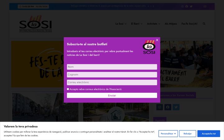 Screenshot of lasosi.org