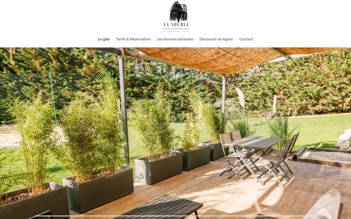 Screenshot of lasource-gite.com