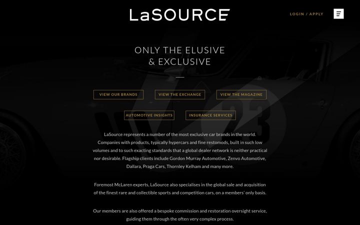Screenshot of lasource.co.uk