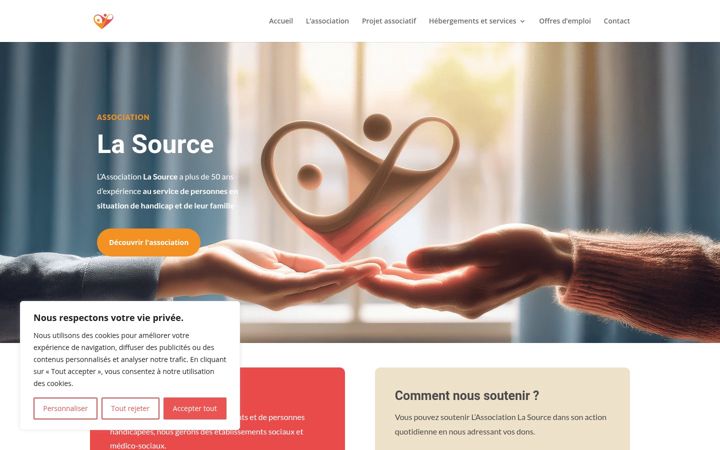 Screenshot of lasource37.fr
