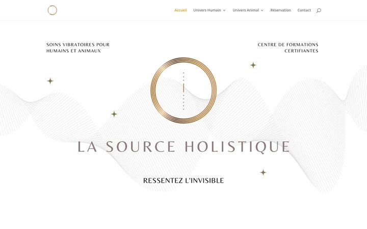 Screenshot of lasourceholistique.com