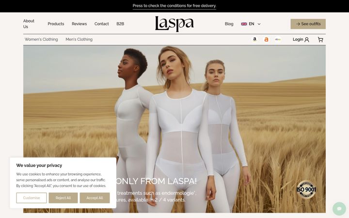 Screenshot of laspa24.com