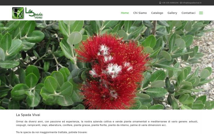 Screenshot of laspadavivai.it
