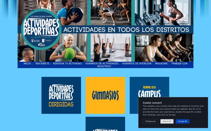 Screenshot of laspalmasgcdeportiva.es