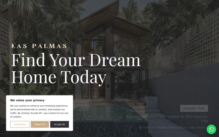 Screenshot of laspalmasprojects.com
