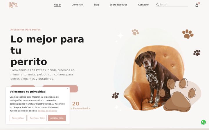 Screenshot of laspatitas.es