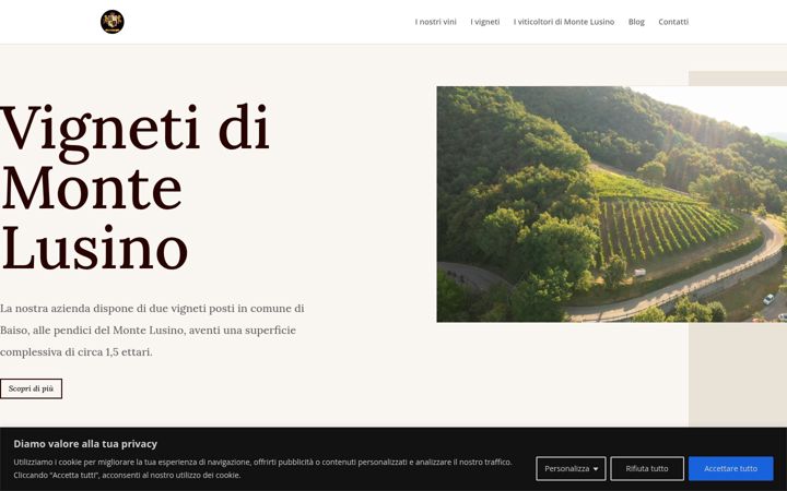 Screenshot of laspergola.it