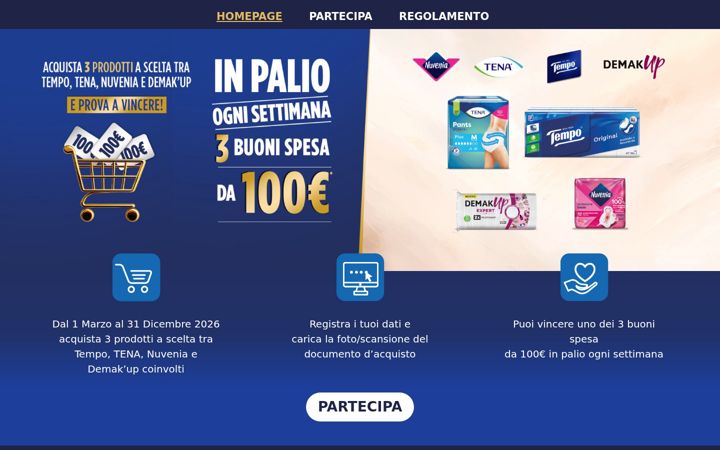 Screenshot of laspesachetipremia2026.it