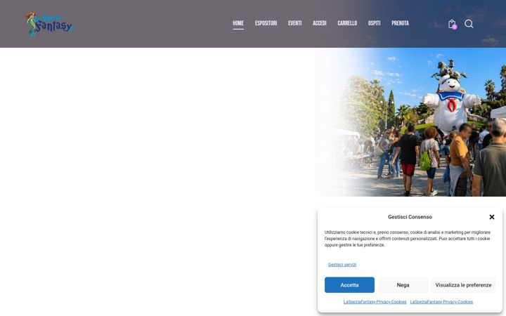 Screenshot of laspeziafantasy.it