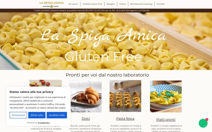 Screenshot of laspigaamica.it