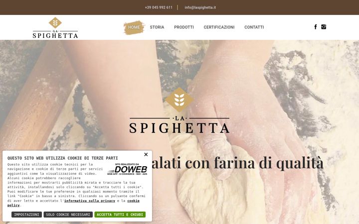 Screenshot of laspighetta.it