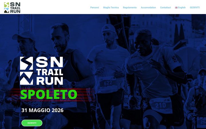 Screenshot of laspoletonorciatrail.it
