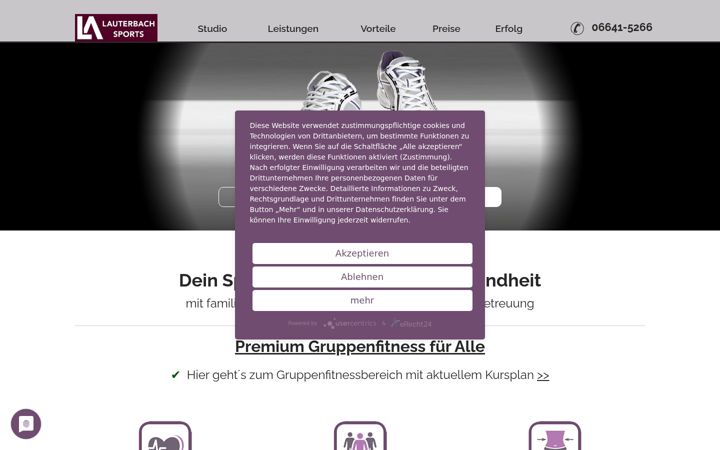 Screenshot of lasports.de