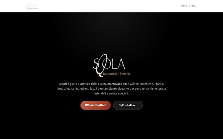 Screenshot of lasqolaristorante.it