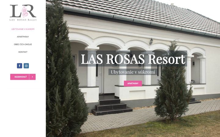 Screenshot of lasrosas.sk