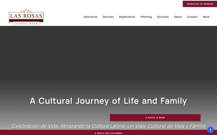 Screenshot of lasrosasfh.com