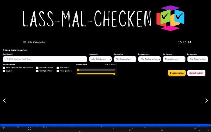 Screenshot of lass-mal-checken.de
