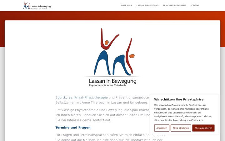 Screenshot of lassaninbewegung.de
