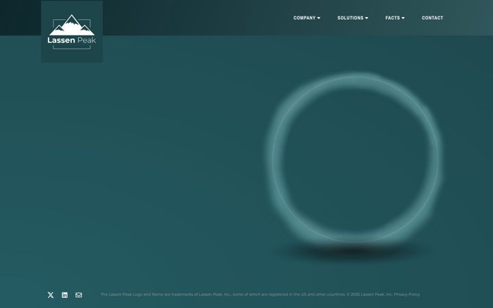 Screenshot of lassenpeak.com