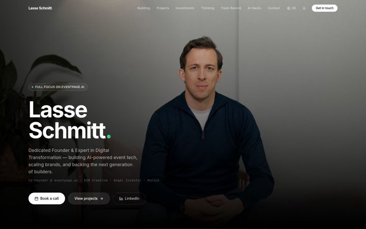 Screenshot of lasseschmitt.com