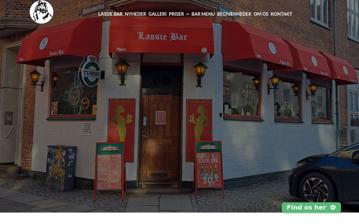 Screenshot of lassiebar.dk