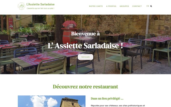 Screenshot of lassiettesarladaise-sarlat.fr