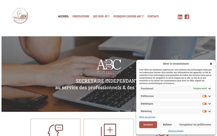 Screenshot of lassistantedubureaudacote.fr