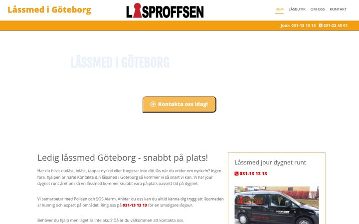 Ekraanipilt saidist lassmedgoteborg.net