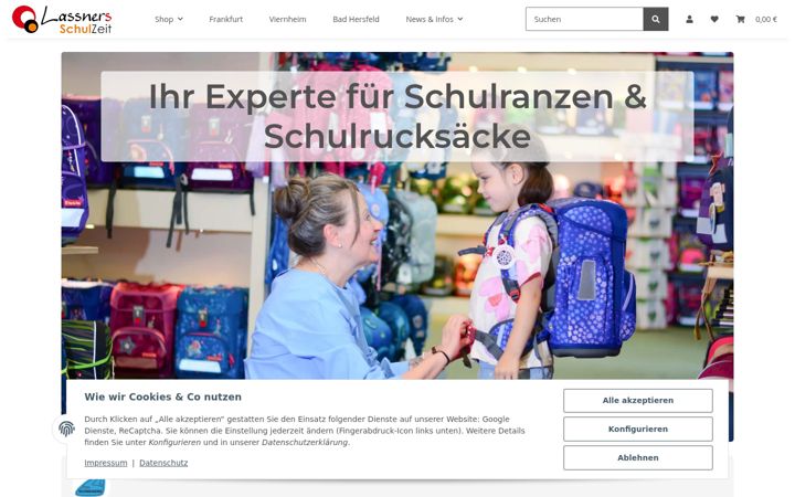 Screenshot of lassners-schulzeit.de