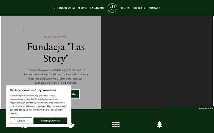 Screenshot of lasstory.pl