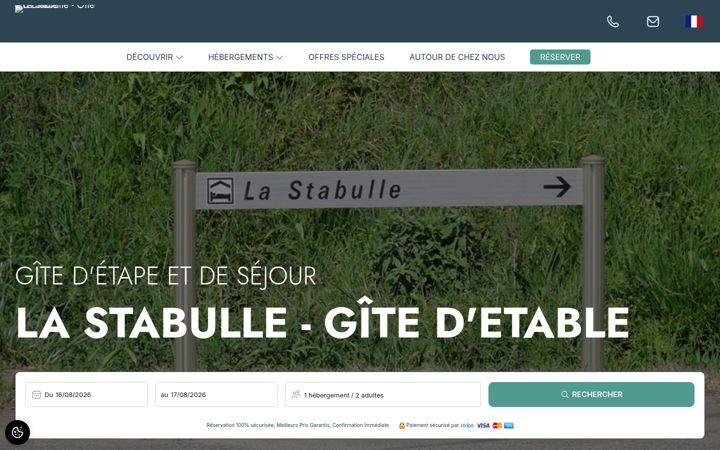 Screenshot of lastabulle-gitedetable.fr