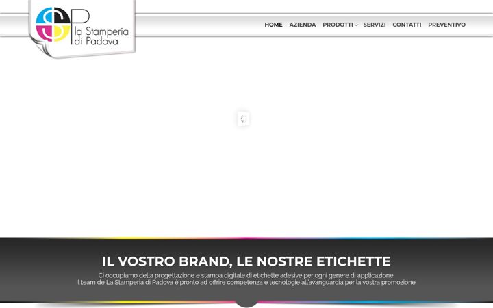 Screenshot of lastamperiadipadova.com