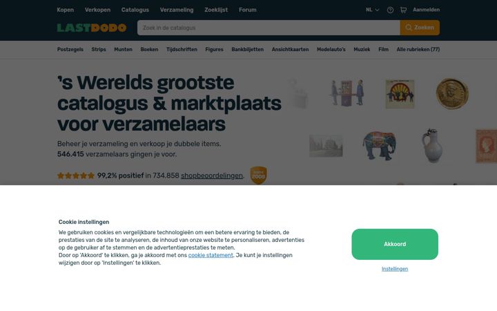 Screenshot of lastdodo.nl
