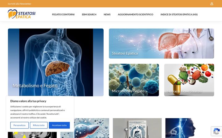 Screenshot of lasteatosiepatica.it