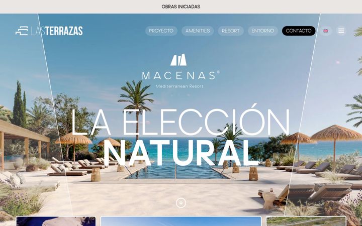 Screenshot of lasterrazasdemacenas.com