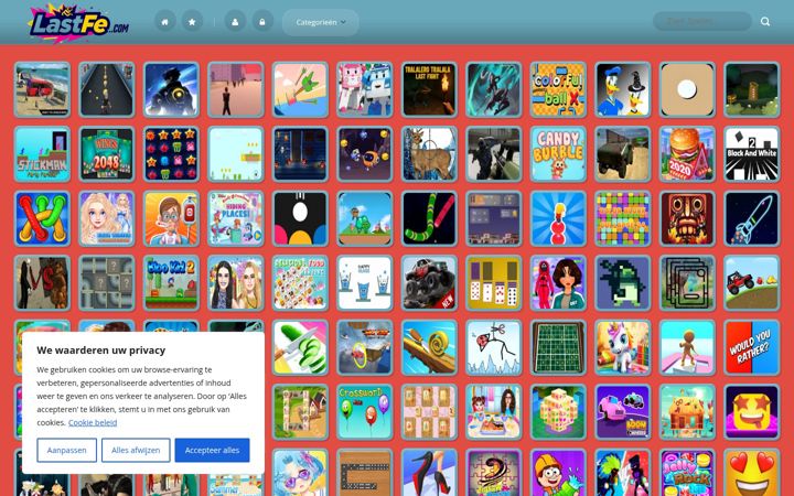 Screenshot of lastfe.com
