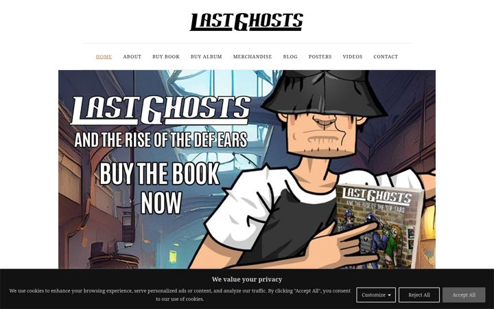 Screenshot of lastghosts.com