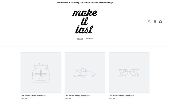 Screenshot of lastingthings.de