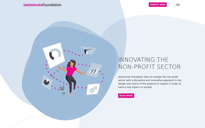 Screenshot of lastminutefoundation.org