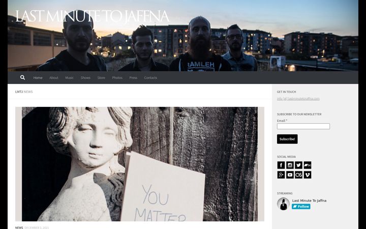 Screenshot of lastminutetojaffna.com