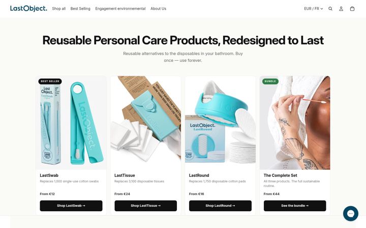 Screenshot of lastobject.fr