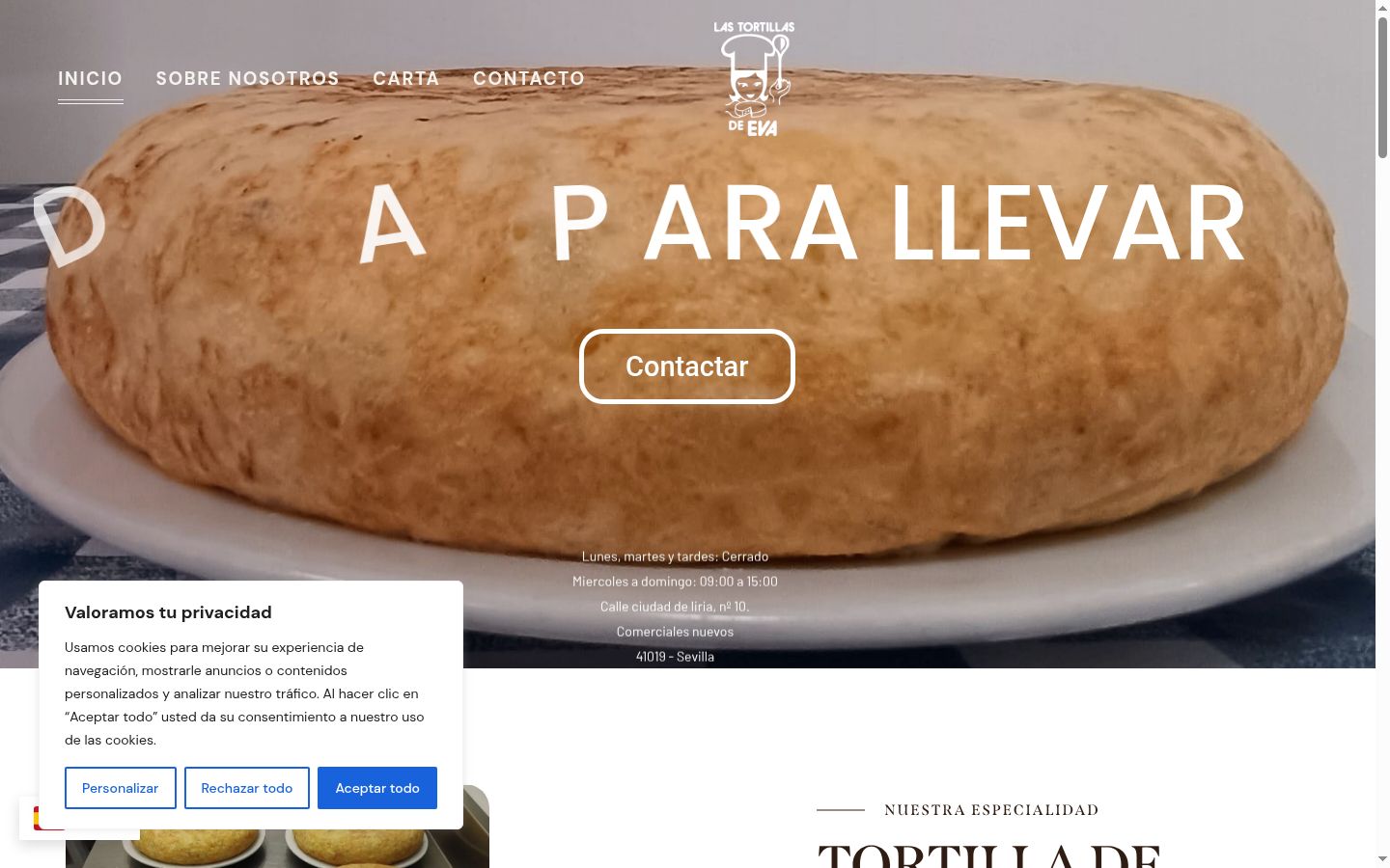 Capture d'écran de la bannière de consentement affichée avant toute interaction